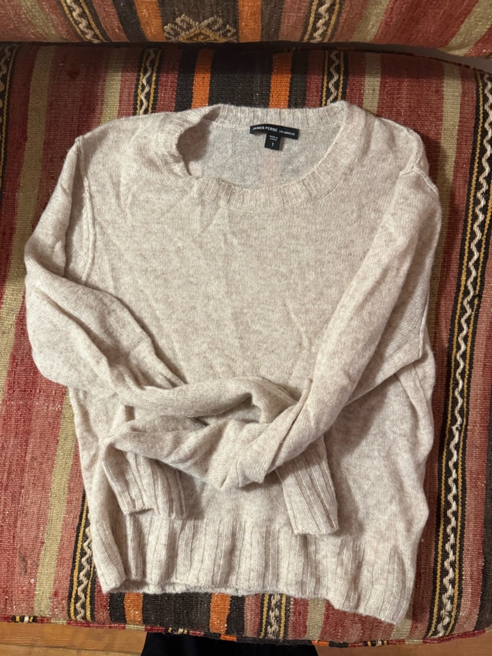 James Perse featherweight cashmere crew